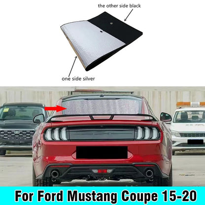 Rear Windshield Privacy Sunshade for Ford Mustang Coupe (2015–2020)