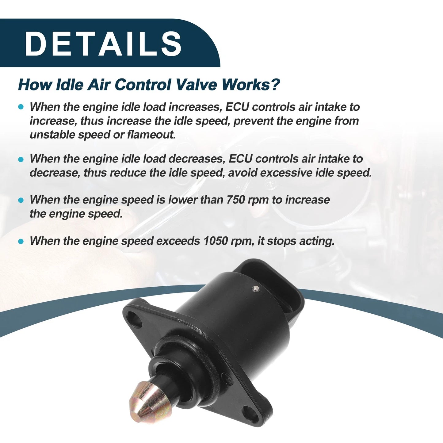 Idle Air Control Valve for Land Rover Discovery (1996-1998)