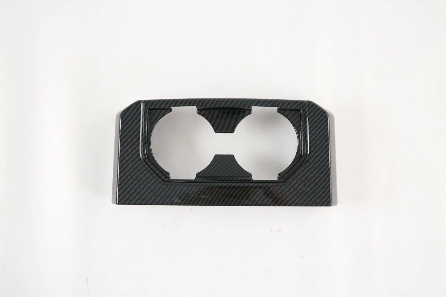 Carbon Fiber Rear Water Cup Holder Cover Trim for Ford F150 (2015-2019)