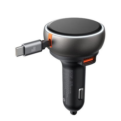 Car Charger Set with Dual Cables for Efficient Power Delivery