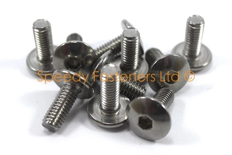10x Acier Inoxydable Tête de fourche Boulons M6x16mm for Honda CBR 600/900