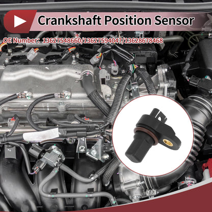 Crankshaft Position Sensor for BMW E60 520i 2.0 (2006-2010) 1 x Black