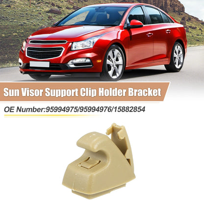 4 x Beige Sun Visor Support Clip Retainer for Chevrolet Cruze