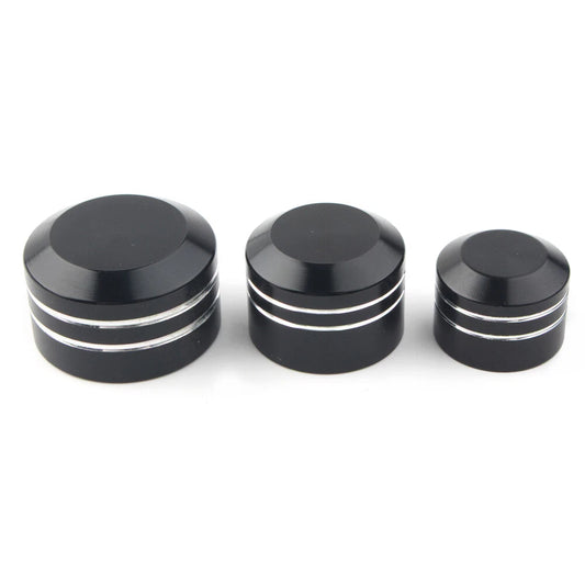 10 x Black CNC Inner 9/11/13mm Motor Bolt Topper Caps for Harley