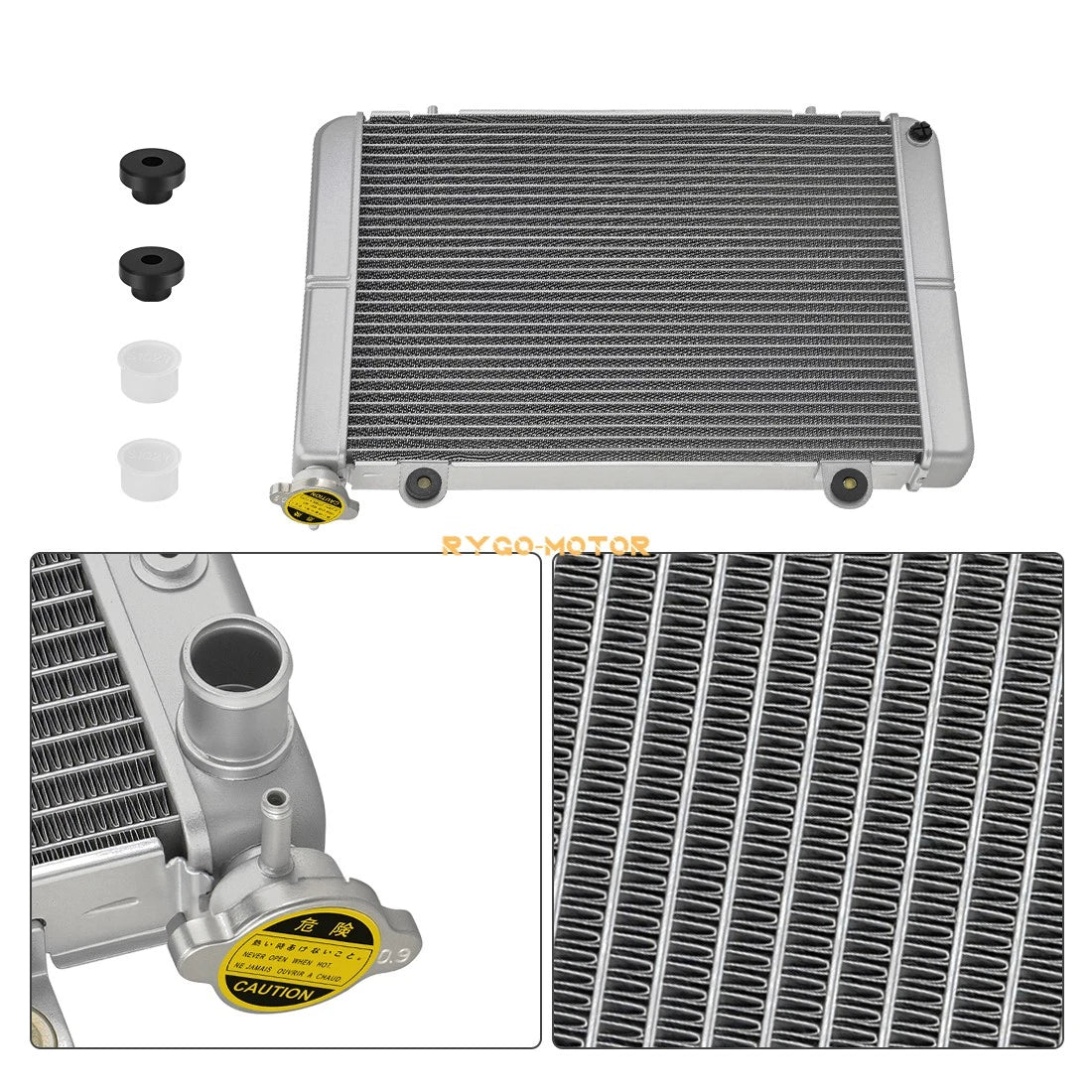 Aluminum Radiator w/ Cap for Polaris Ranger 500 700 XP (2005–2009)