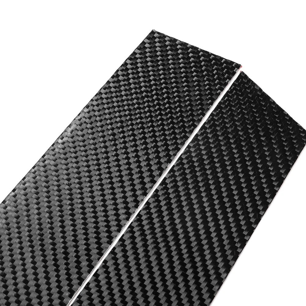 Carbon Fiber Black Window B-Pillars Cover Trim for VW Golf 8 (2021-2023) 4PCS