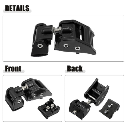 Front Hood Latches for Jeep Wrangler JK (2011-2018) - Black 2 x Locking Catch