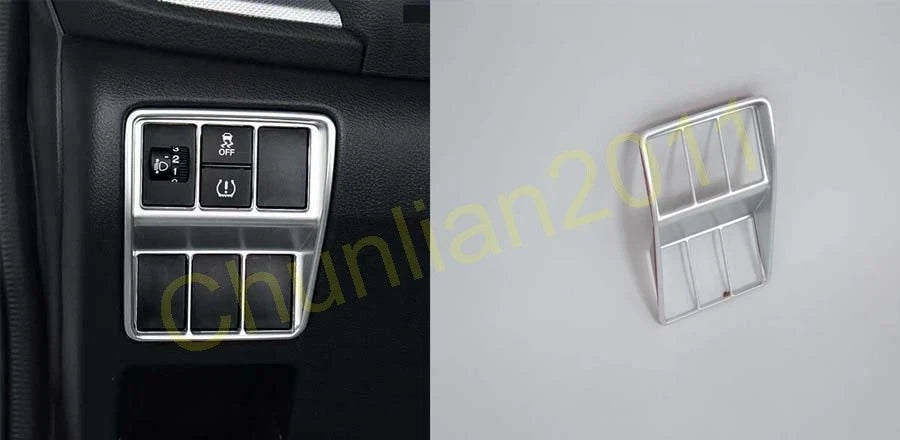 Headlight Switch Button Frame Cover Trim for Honda CR-V (2017-2021)