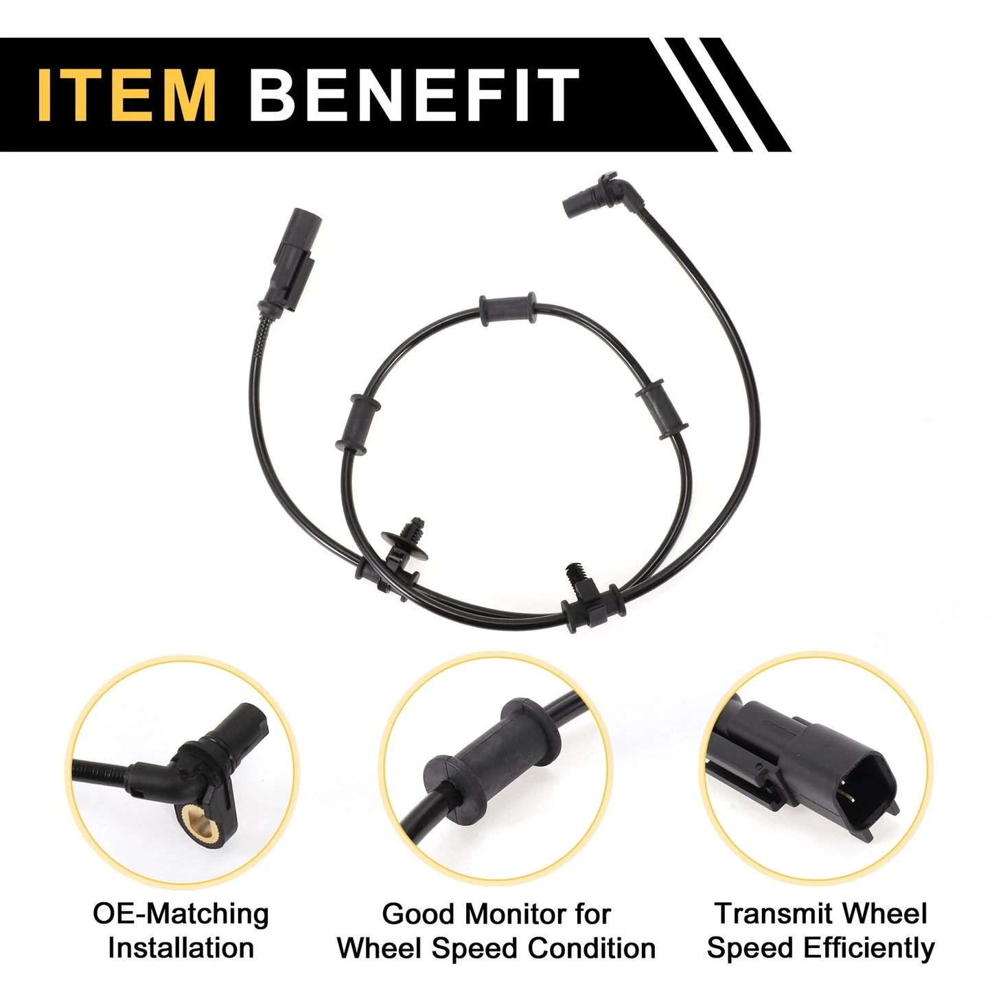 ABS Wheel Speed Sensor for Dodge Ram 3500 (2006 - 2008)