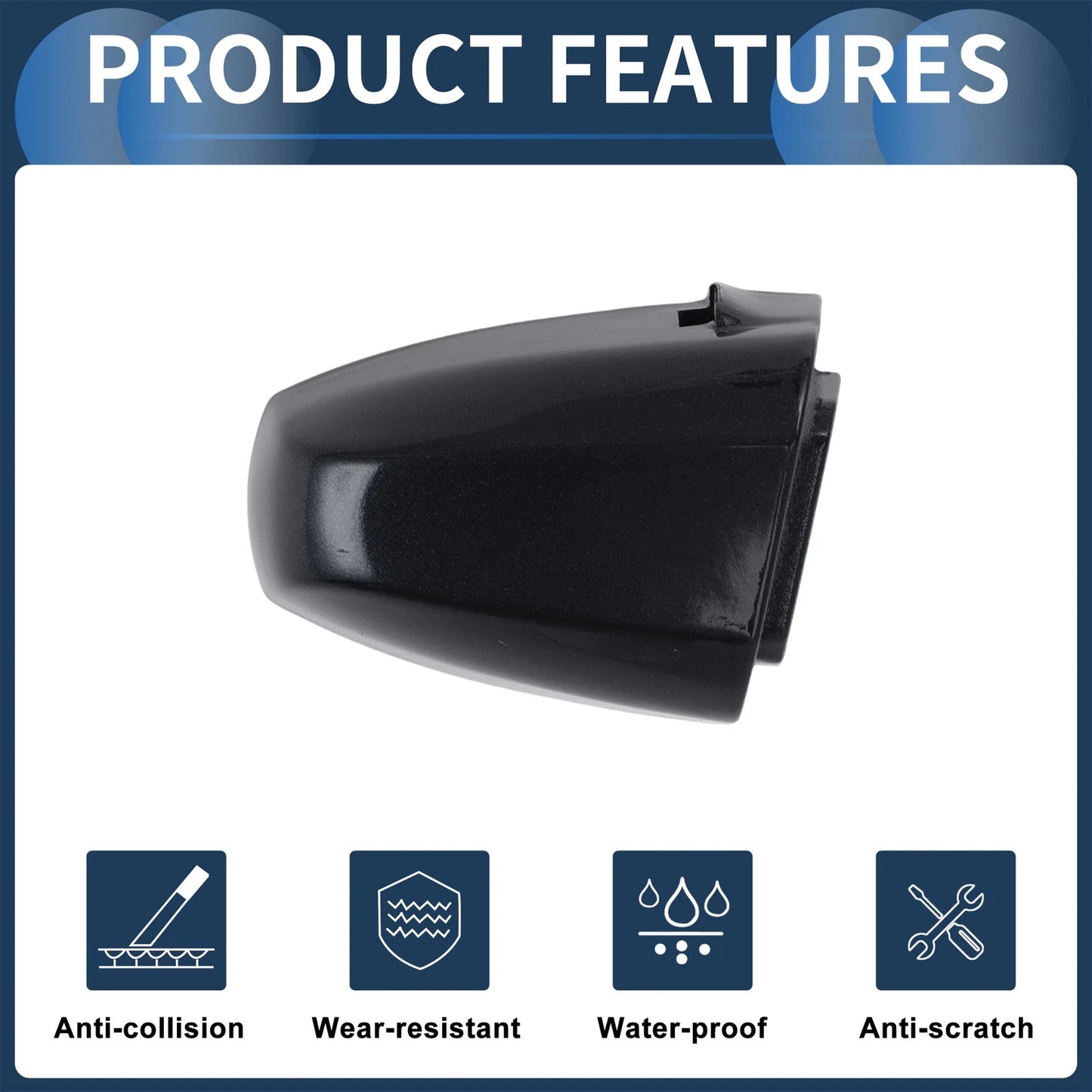 Front Left Door Handle Cover for BMW X1 (2015-2018) - Black Sapphire