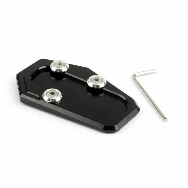 Side Pad Stand Extension Plate for BMW R1200RT (2014-2015) Black