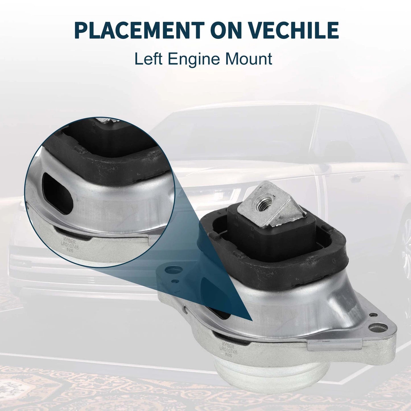 Engine Motor Mount for Land Rover Range Rover (2012-2012)