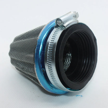 48mm Steel Chrome Pod Air Filter for PIT PRO Quad Dirt Bike ATV Dune Buggy