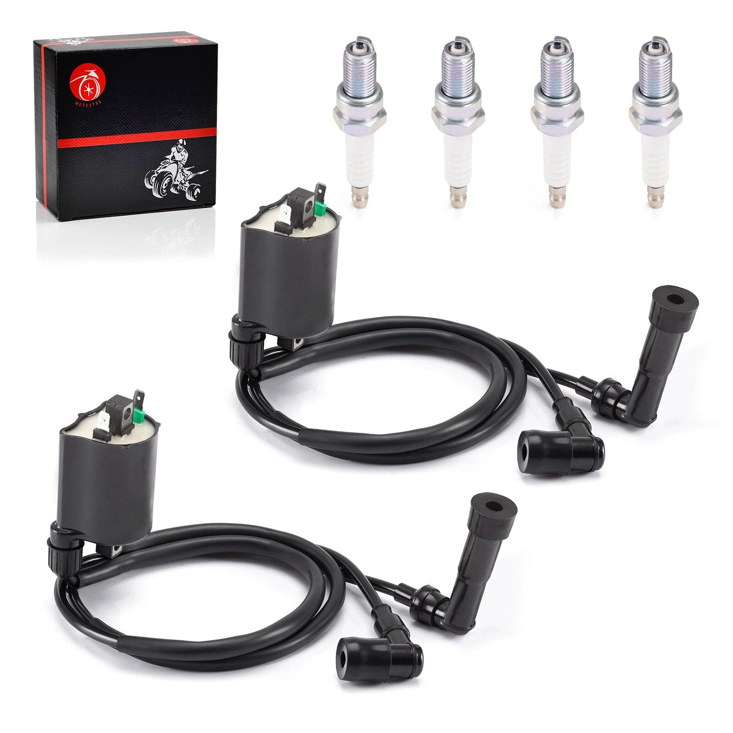 Ignition coil & spark plug for Kawasaki VN1500 Vulcan (1996–2008)