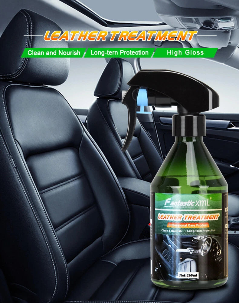 xmL Leather Treatment Cleaner Spray for Car Sofa Upholstery Shoes 260ml