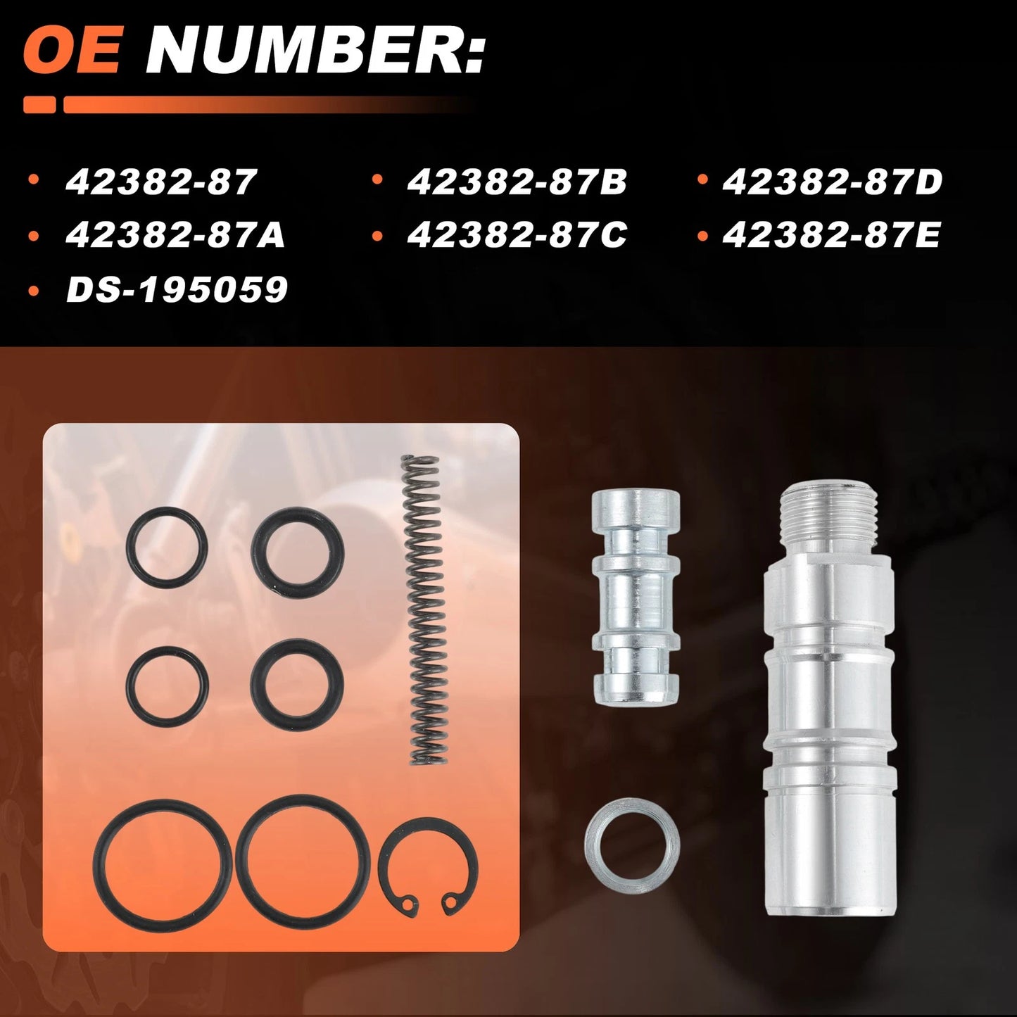 Rear Brake Master Cylinder Rebuild Kit for Harley Davidson