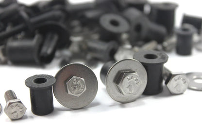 Stainless Steel Wheelarch Liner Radiator Bolts Rubber Nuts for Lotus Elan M100