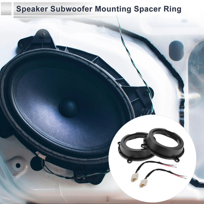 8" to 6.5" Speaker Spacer Rings for Mazda  -  Adaptor Set