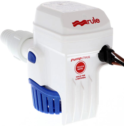 Automatic Bilge Pump 500 GPH for Rule Mate with 3 Way Rocker Switch