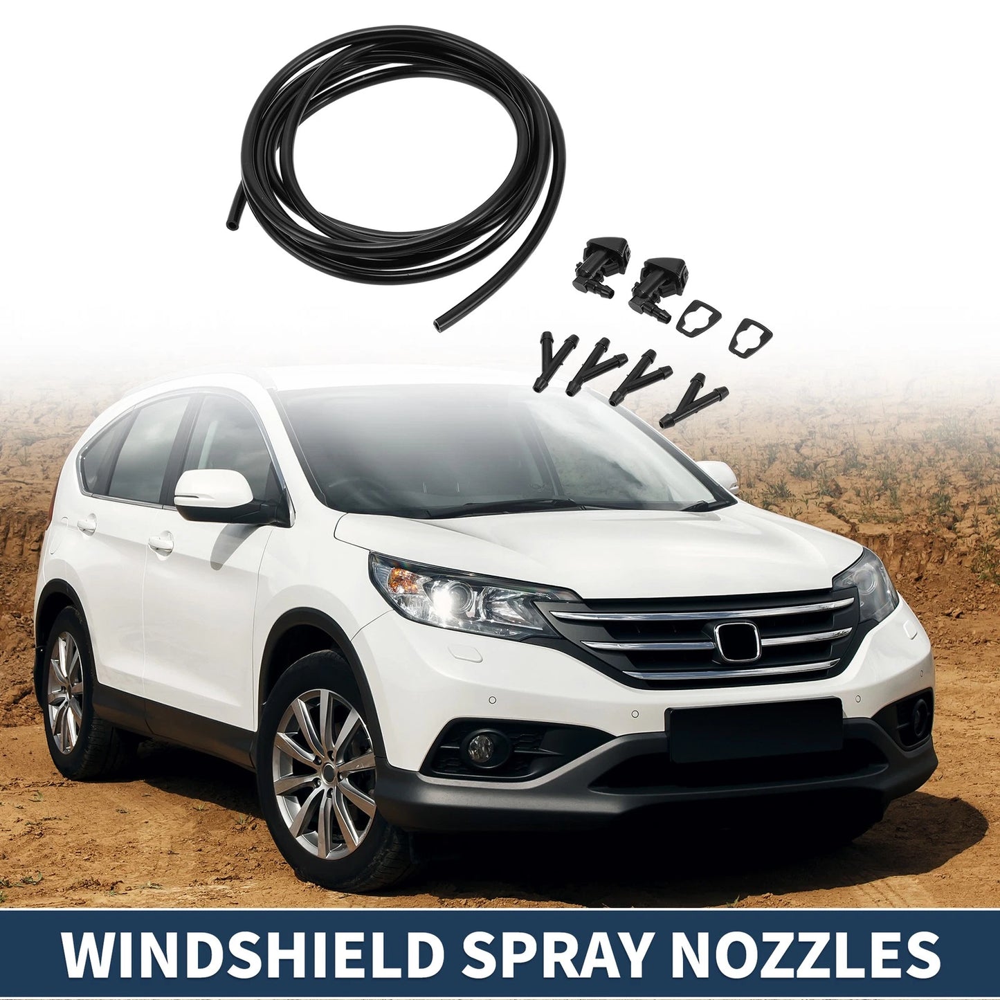 Front Windshield Washer Nozzles  for Ford Edge (2015-2023)