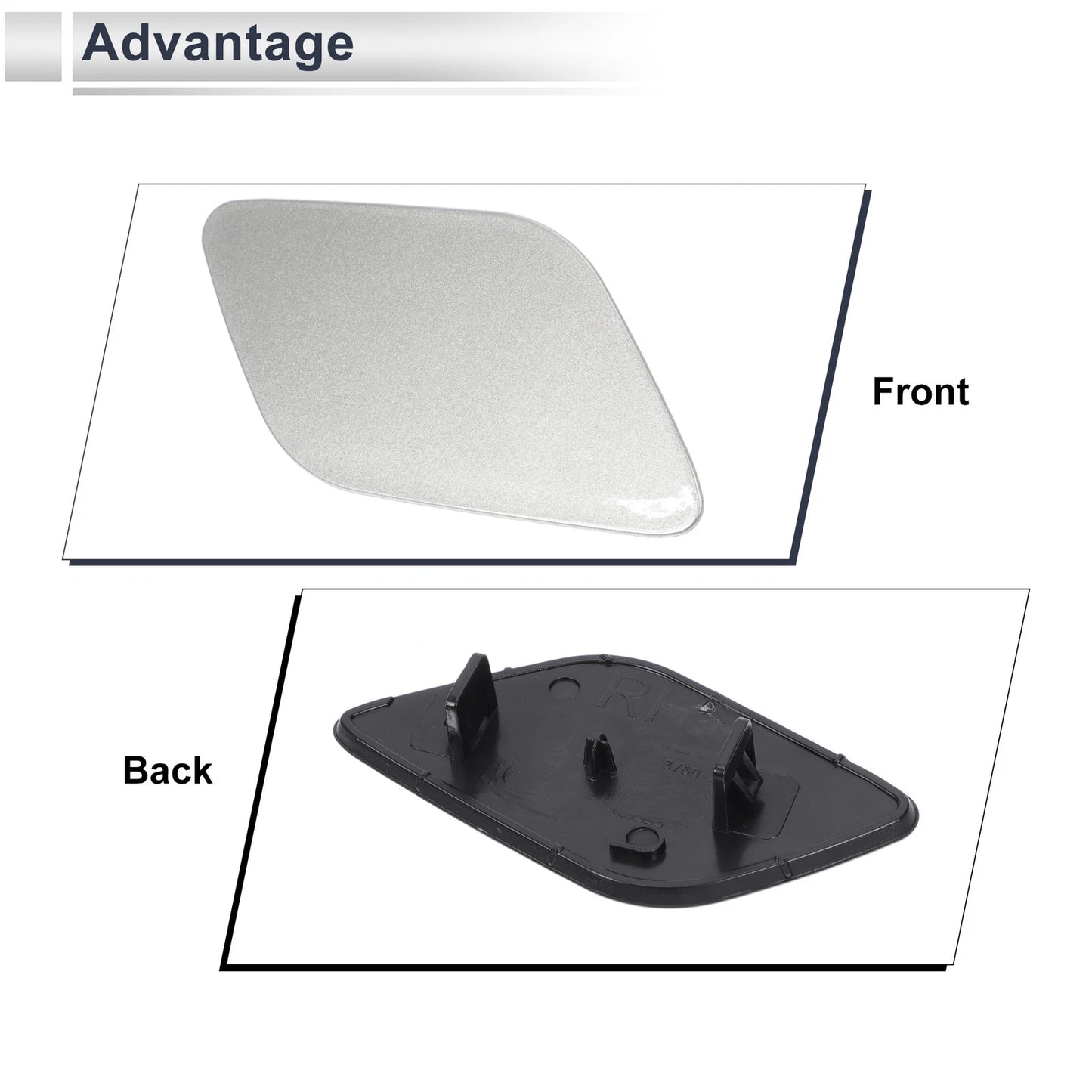 Bumper Headlight Washer Nozzle Cover for Volvo XC60 (2014-2016)