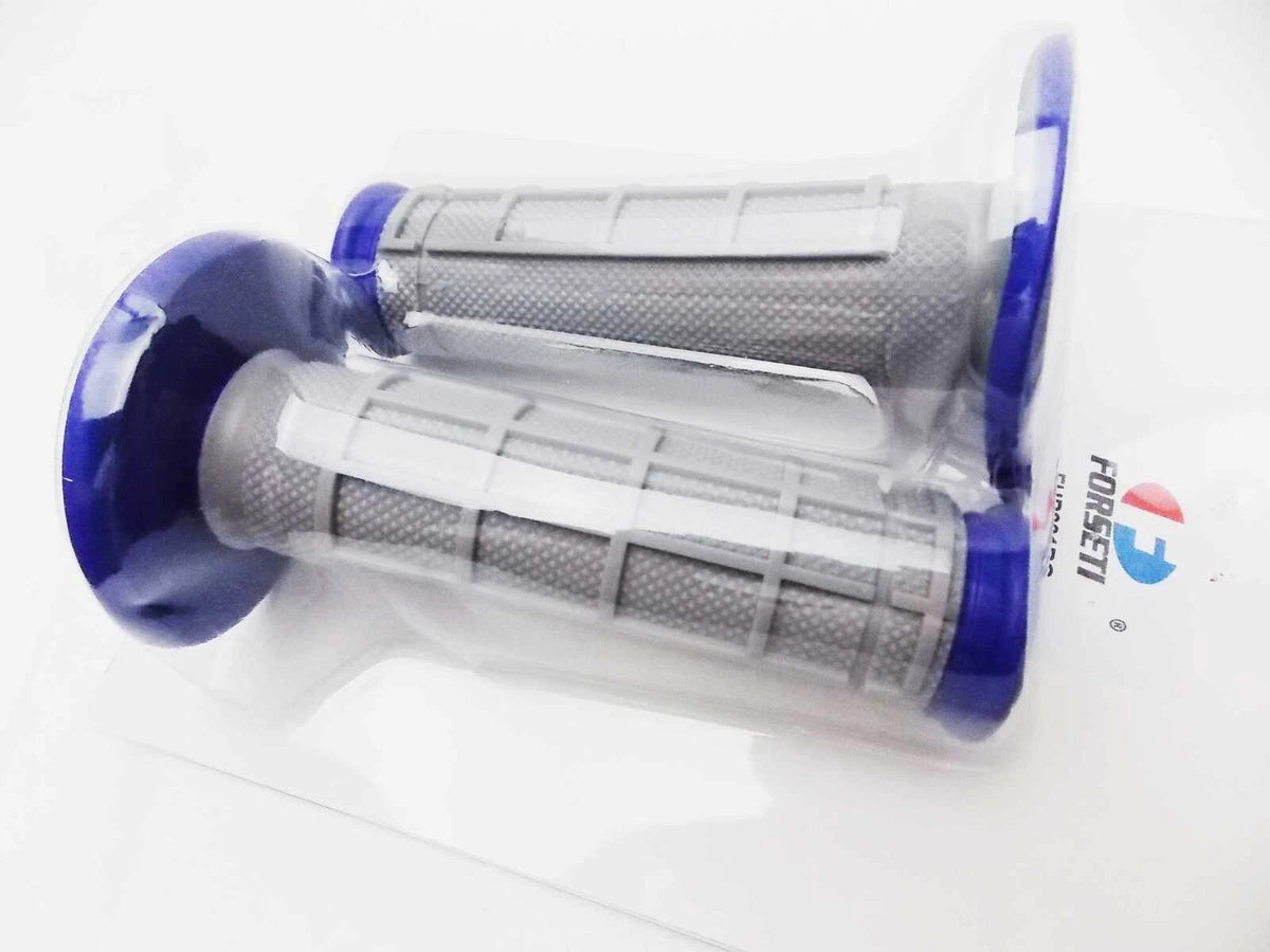 Blue Grey Forseti Hand Grip Set for Honda MX Enduro Trail