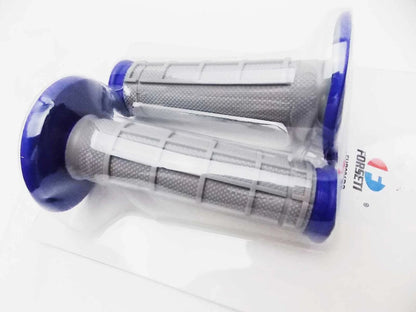 Blue Grey Forseti Hand Grip Set for Honda MX Enduro Trail