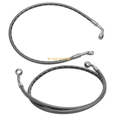 2 x Front Left Right Brake Line for Polaris Ranger 500–570 Ranger Crew 570 XP