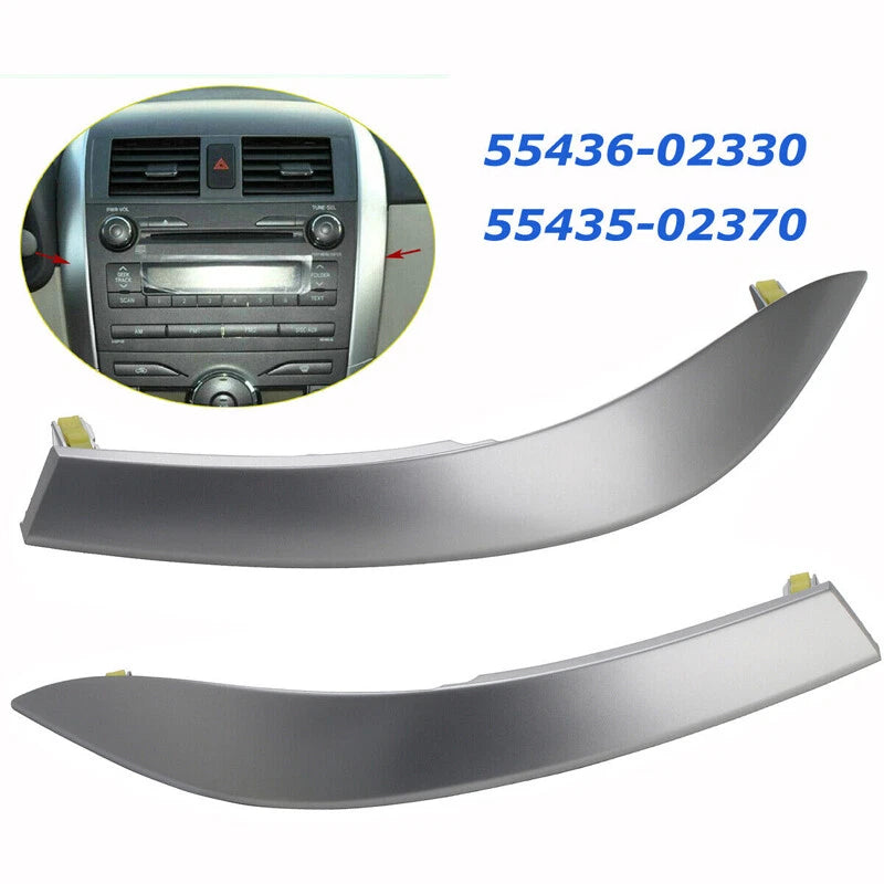 Toyota Corolla A/C Outlet Air Vent Panel Trim Strip for 2009-2013 Models