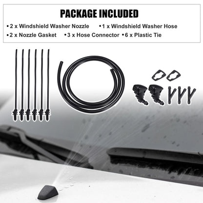 Windshield Washer Nozzle Spray Kit for Toyota Tacoma (2005-2023)