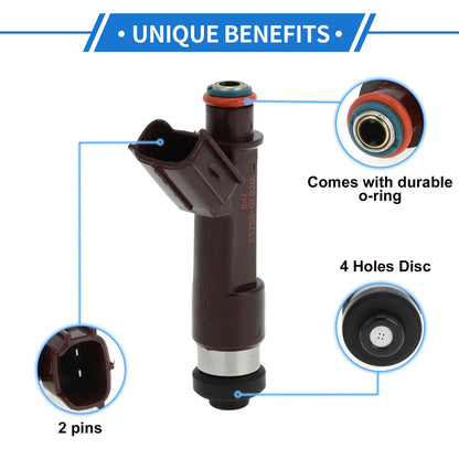 Fuel Injector for Toyota 4Runner 4.7 (2004-2009) 1 Pc Brown