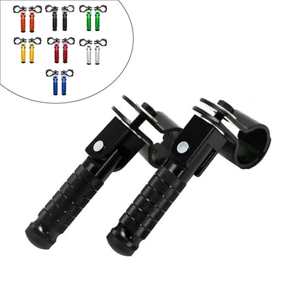 Folding Rearsets Foot Pegs for Motorbike Black CNC