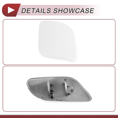 Front Left Bumper Trim Nozzle Cover for Volvo XC60 (2009-2013) White