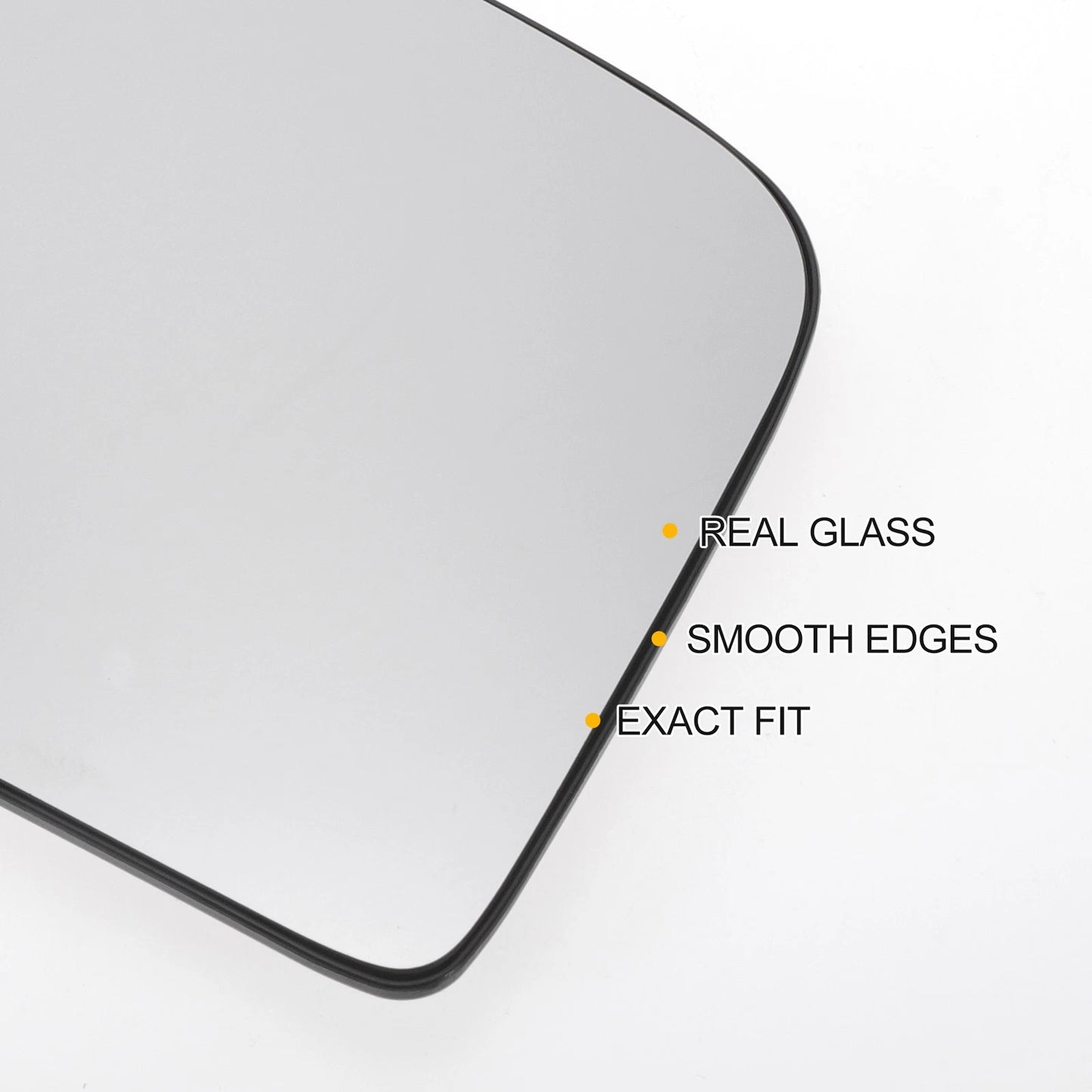 White Right Upper Side Mirror Glass for Ford Transit (Non-heated)