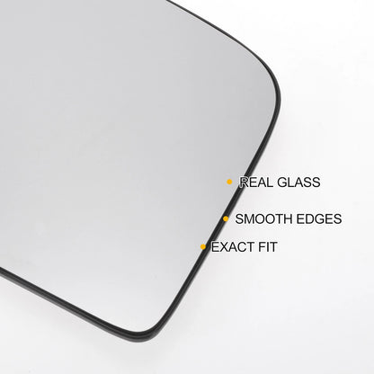 White Right Upper Side Mirror Glass for Ford Transit (Non-heated)