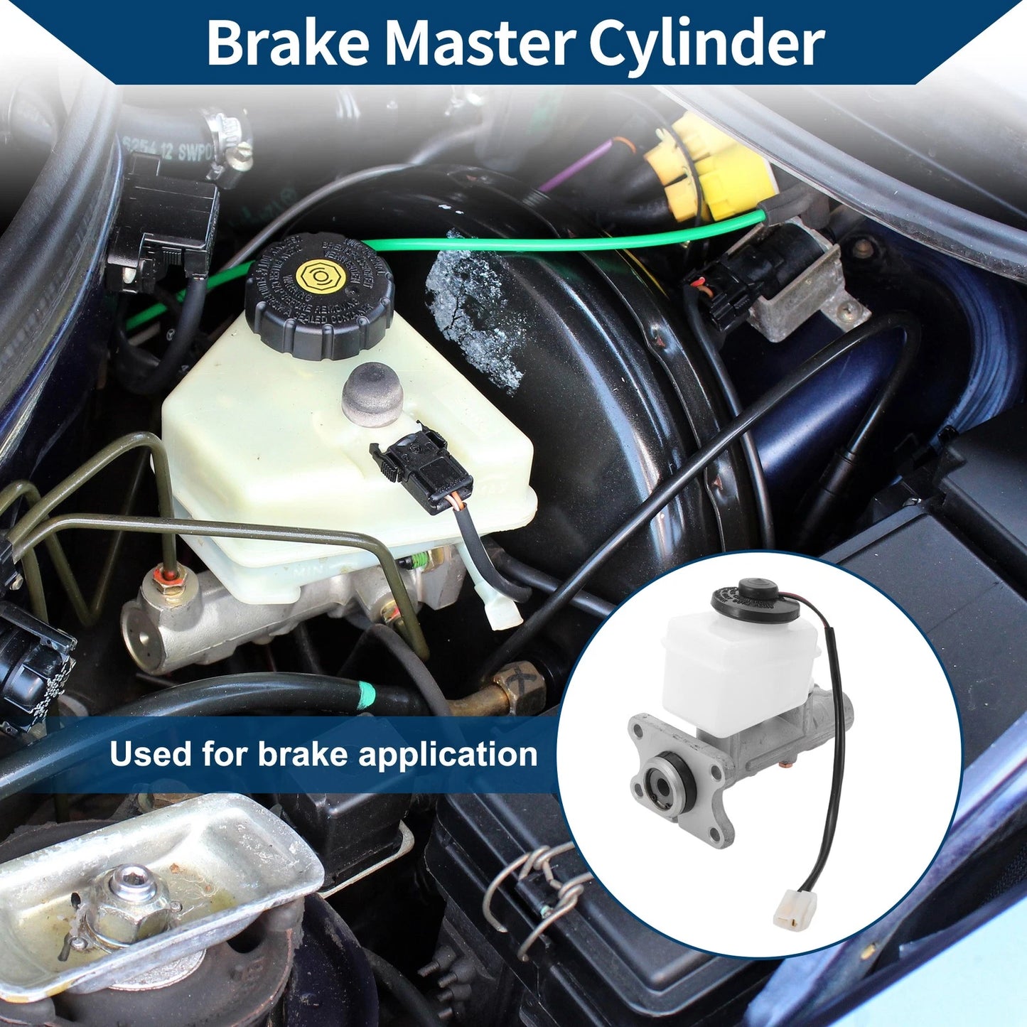 Brake Master Cylinder Reservoir for Toyota Hilux Pickup (1988-1997)