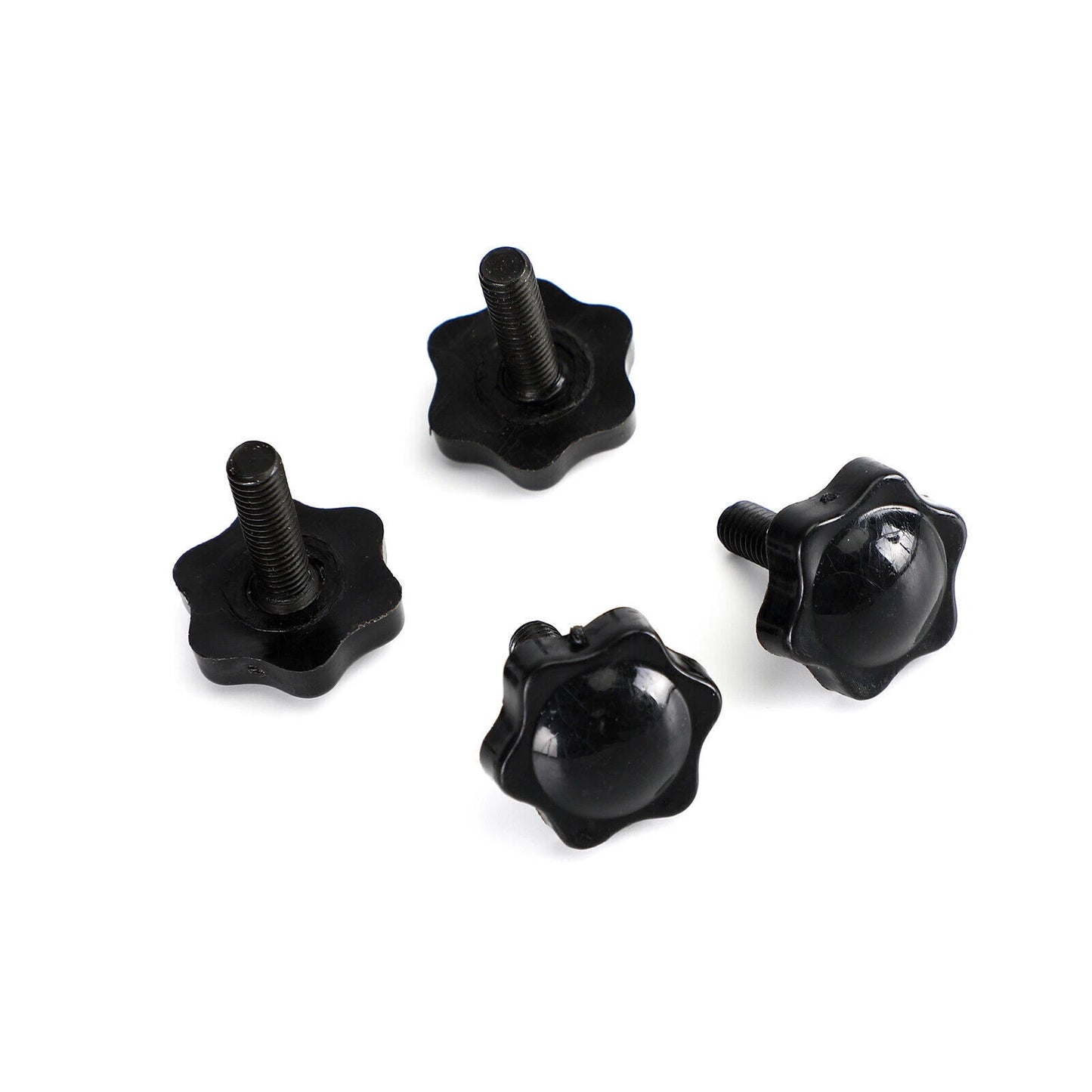 4 x Saddlebag Lever Lock Bolts Black for Harley Glide King (1996-2019)