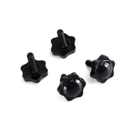 4 x Saddlebag Lever Lock Bolts Black for Harley Glide King (1996-2019)