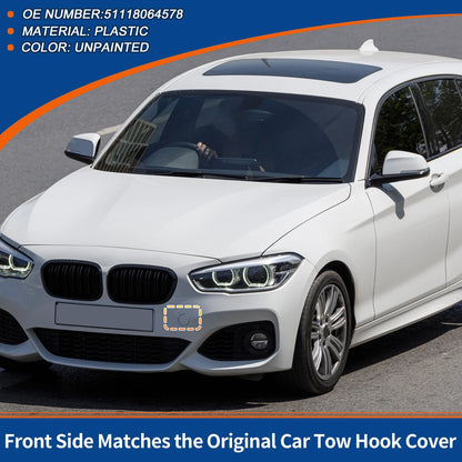 Front Car Bumper Tow Hook Cover for BMW 1 Series F20 (2011-2019)