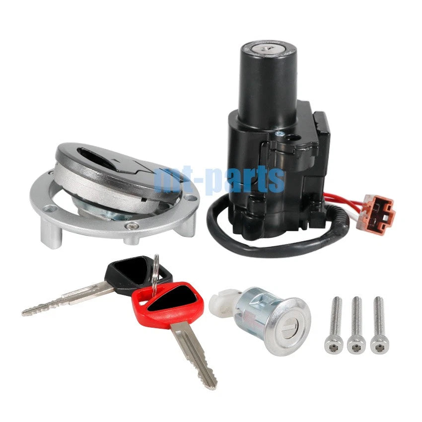 Ignition Key Switch Fuel Cap Seat Lock Set for Honda CBR650R (2011-2022)
