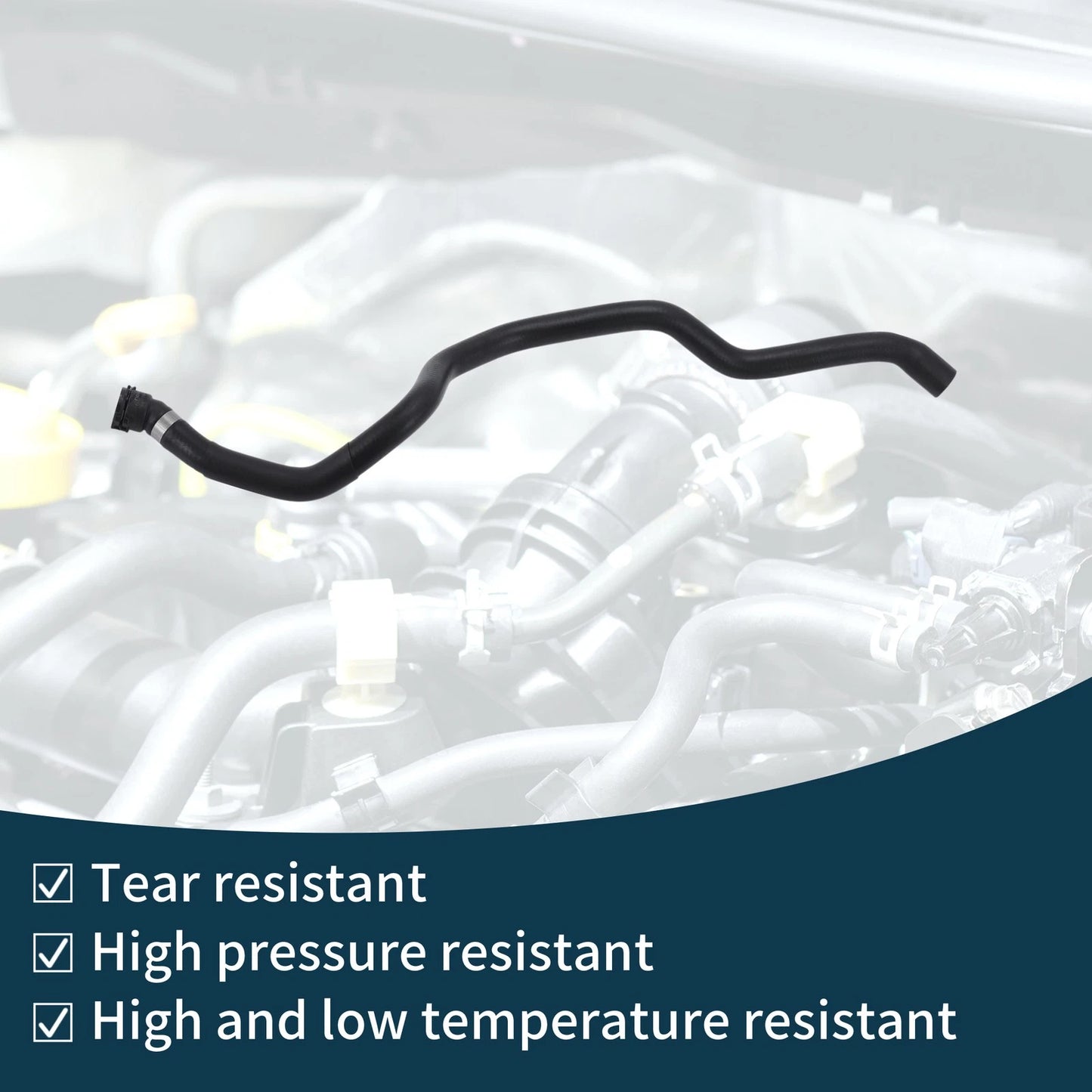 Radiator Hose for Porsche Cayenne (2017-2017) Rubber Coolant Pipe