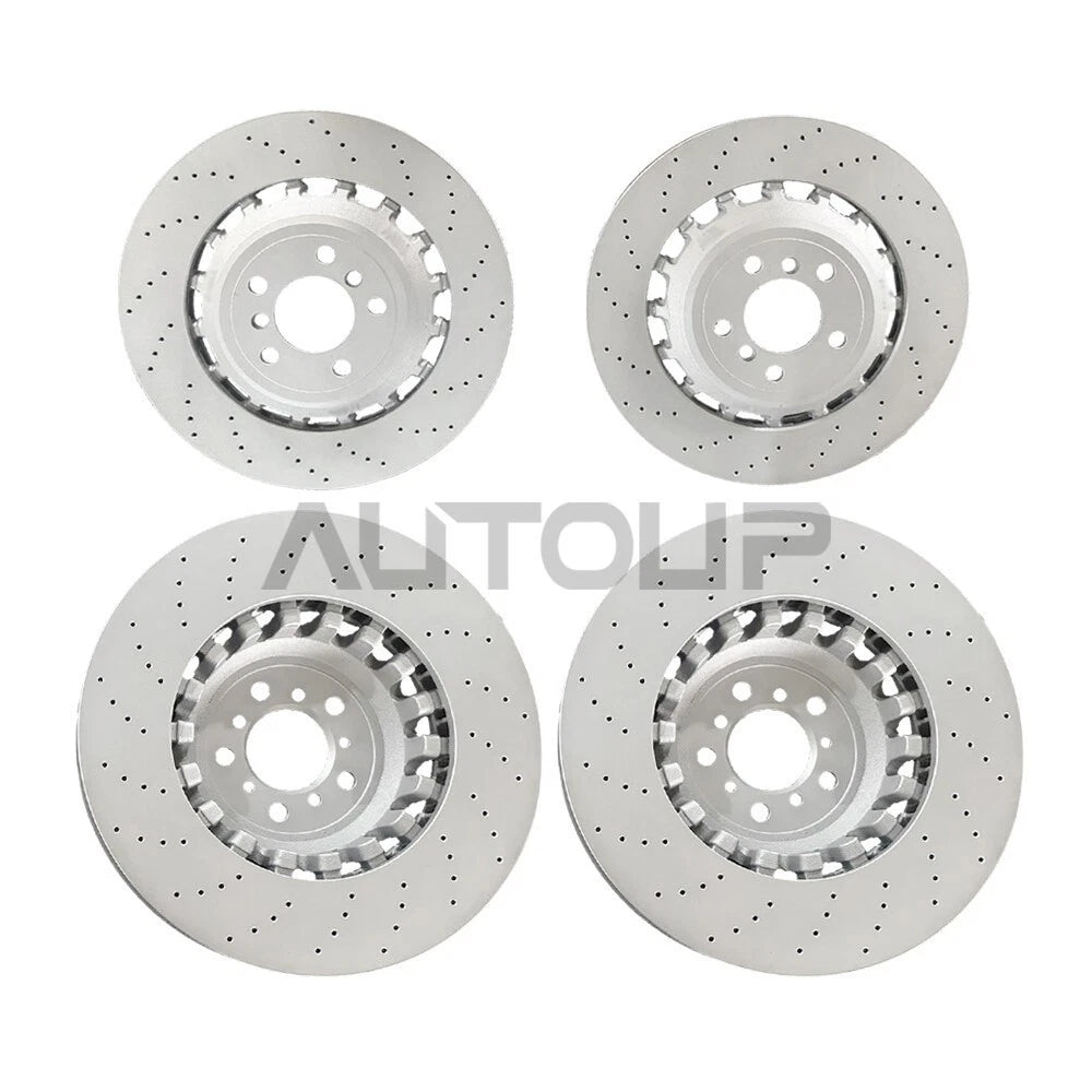 2 x Front & Rear Drilled Disc Rotors for BMW F06/F10/F12 M5/M6 (2010–2016)