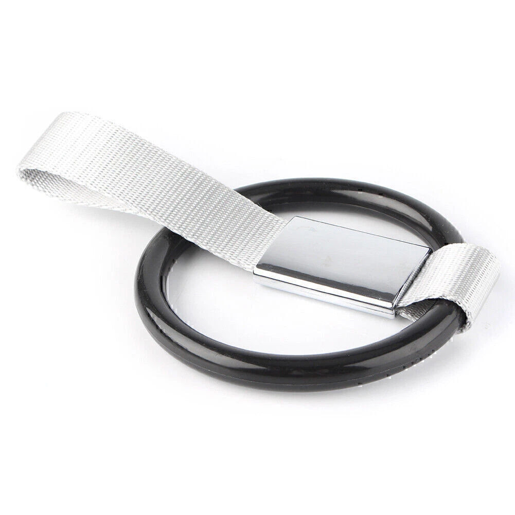 Tsurikawa Ring Handle Strap Charm for Subway Train Bus - Black
