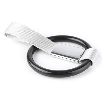 Tsurikawa Ring Handle Strap Charm for Subway Train Bus - Black