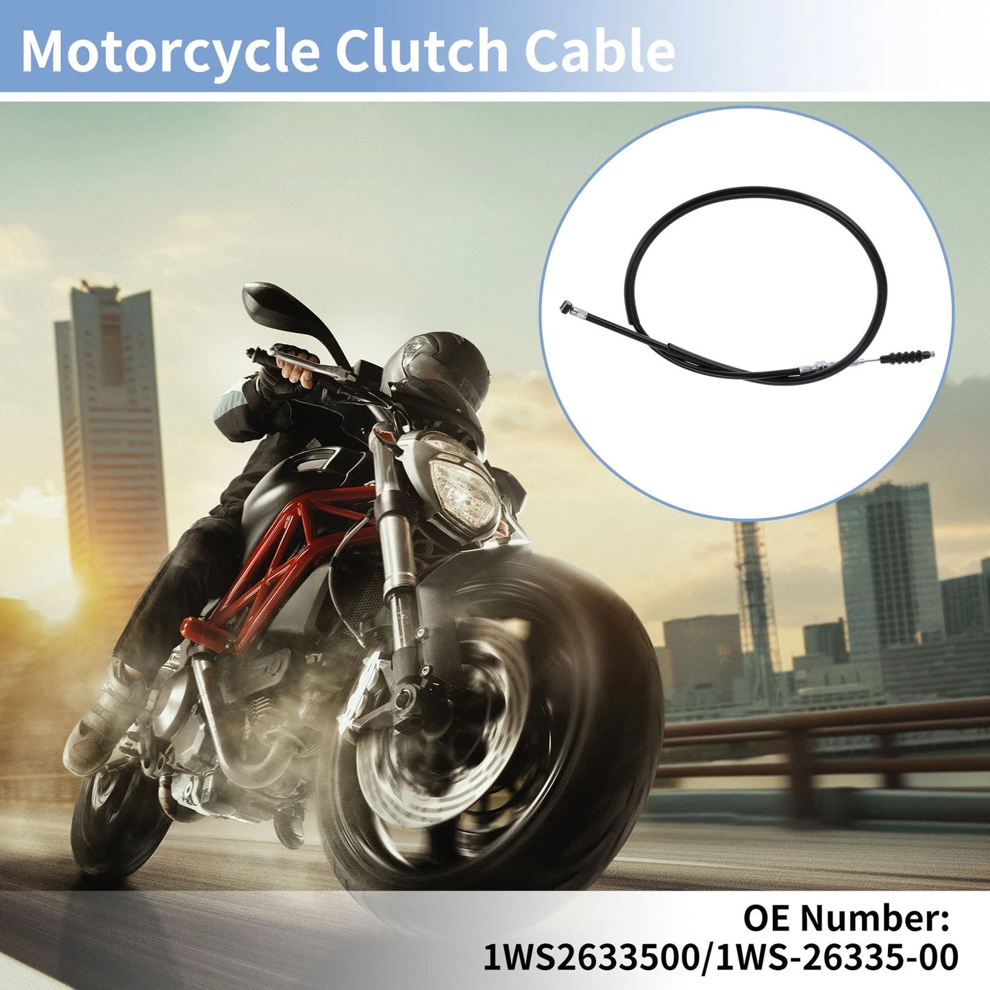 1 Pc Motorcycle Clutch Cable for Yamaha MT-07 (2018–2020)
