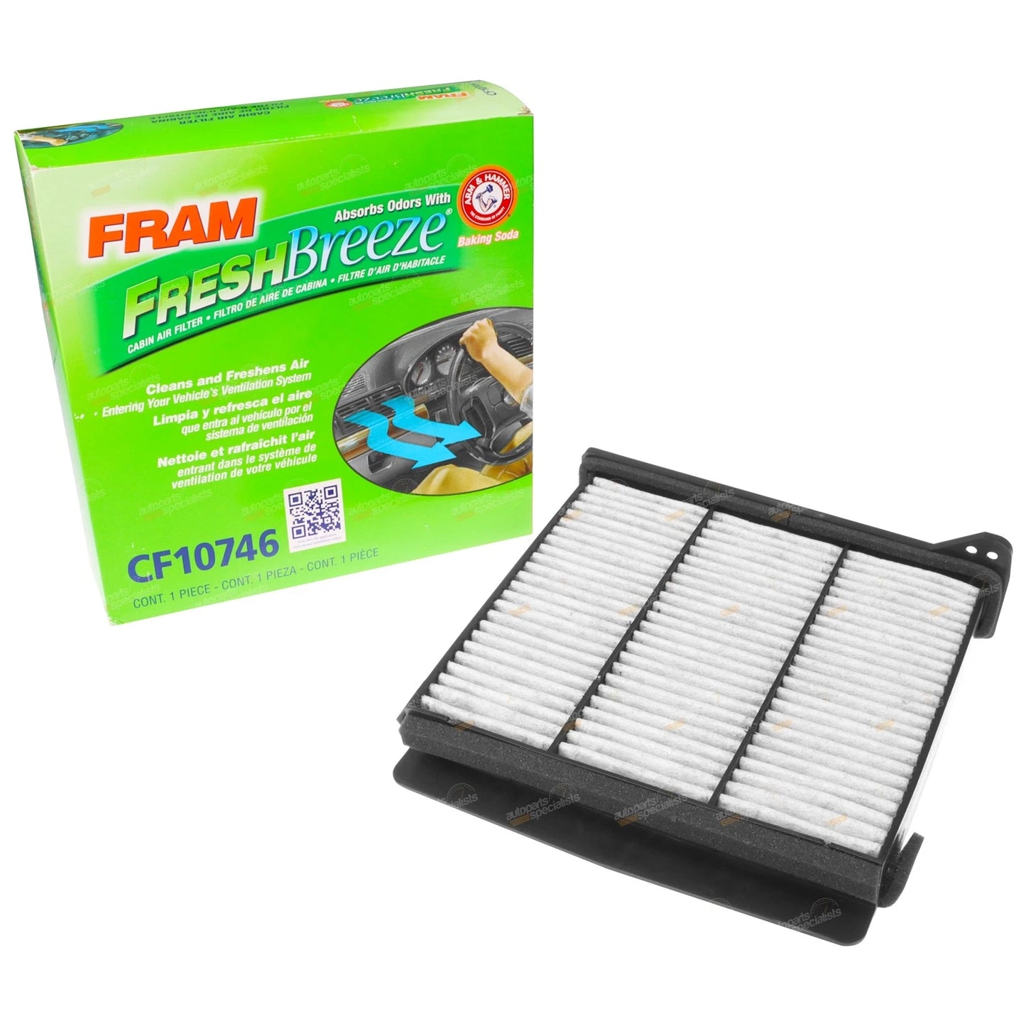 Cabin Air Filter Cleaner for Mitsubishi Lancer CH 4G69 2.4L (2005 - 2008)