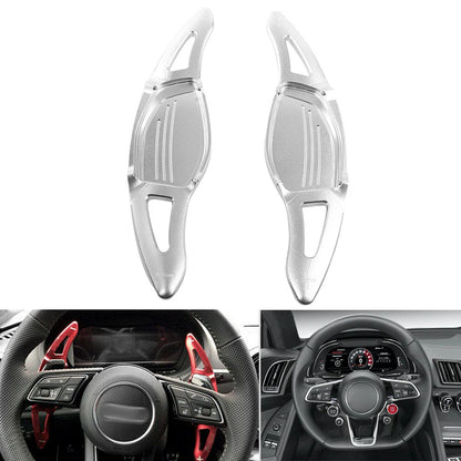 2 x Steering Wheel Paddle Shifter Extensions for Audi R8 RS3 RS4 RS5 TT RS