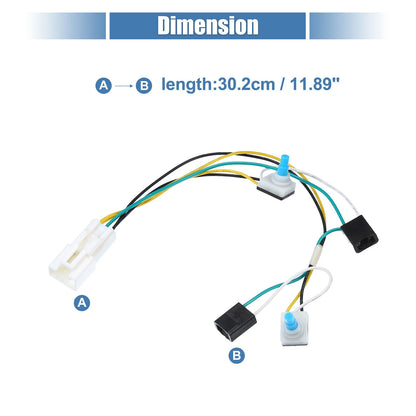 Overhead Console Map Light Wiring with Switches for Dodge Ram (2002-2018)
