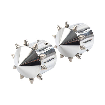 CNC Cut Front Axle Cap Nut Covers for Harley Touring Road King Street Glide (2009-2023)