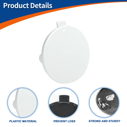 Front Car Bumper Tow Hook Cover for BMW 1 Series F20 Pure White